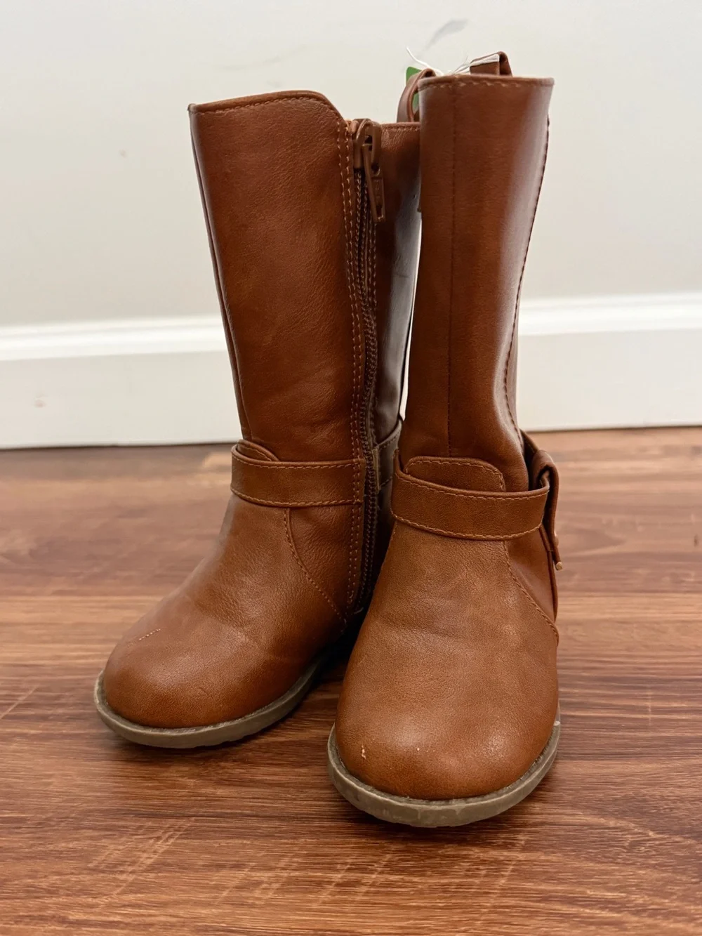 The Children's Place Toddler Girls Brown Riding Boots - size 5